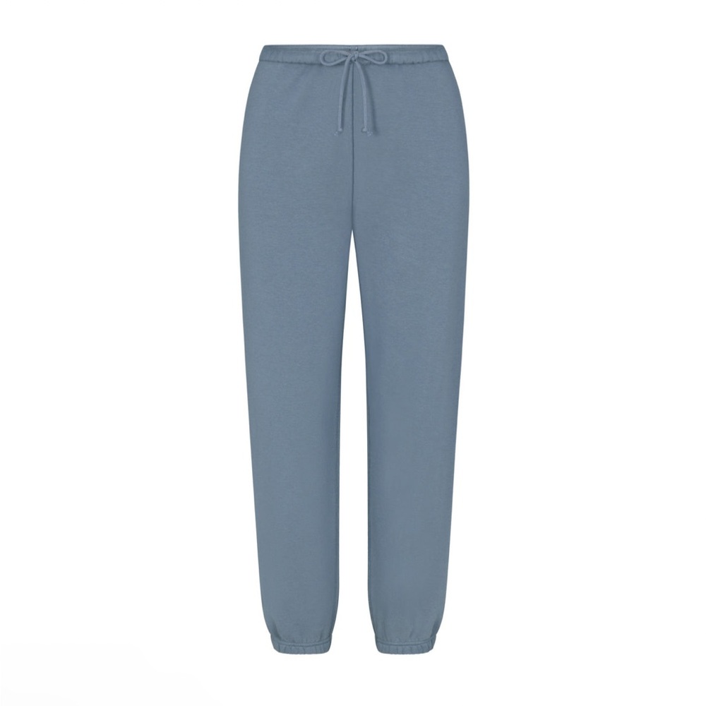 Skims - Cotton Fleece Jogger - XS - Steel Blue